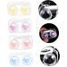 Buy Homsfou 4-Pack Contact Lens Containers & Travel Case - Glossy Makeup Mirror & Solution Holder - Perfect for Travel - Buy Online on GoSupps.com