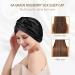 OLESILK 22 Momme Silk Sleep Bonnet for Curly Hair | 100% Mulberry Silk Cap for Women | Black - Buy Online on GoSupps.com