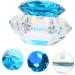 POPETPOP 1pc Nail Art Crystal Cup Containers with Lids Diy Powder Holder Jewelry Holder Nail Powder Container Nail Art Liquid Cup Clear Glass Crystal Cup Crystal Art Glass Acrylic Self Made 7.5x6cm Blue - Buy Online on GoSupps.com
