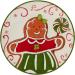 Certified International Holiday Magic Gingerbread 6" Canape/Luncheon/Snack Plates Set of 4 - Buy Online on GoSupps.com