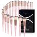 Brush set make -up magefy Professional PCs make -up brush make -up brush set premium foundation face eyes lips eyes shadow brushes cosmetic brush set with black gift box pink
