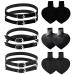 Milisten 3 Sets Removable Shoe Straps for Heels Anti-Loose Heels Ankle Straps Self-Adhesive Heel Cushion Inserts Shoe Accessories