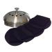Gardenatomy Compost Pail Bucket Replacement Filters - Fits Gardenatomy 1 Gallon Compost Pail - Dual Charcoal - 4 Sets (1 Gallon Size - Filters)
