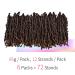 Short 12 Inch T30 Butterfly Crochet Locs 6 Pack - Pre Looped Distressed Crochet Hair - Buy Online on GoSupps.com