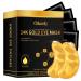 30 Pairs 24K Gold Eye Masks Crystal Collagen Gel Eye Patches for Puffy Eyes Reducing Fine Lines Eye Bags Moisturizing Cooling Skin Care Pads for Puffiness & Dark Circleseye Patches