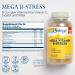 Solaray Mega Vitamin B-Stress Complex with 1000mg Vitamin C - 276 Count Vegan Tablets | Energy & Immune Support | 60 Day Guarantee - Buy Online on GoSupps.com