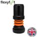 Flexyfoot Shock Absorbing Crutch Ferrule - Black 19mm - Pack of 1 | Improve Grip, Safety & Comfort | All Sizes & Colours Available - Buy Online on GoSupps.com