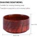 Saluaqui Eco-Friendly Wood Shaving Bowl & Mug - Light Firm and Stylish Shaving Tool for a Good Mood - Buy Online on GoSupps.com
