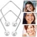 Outil Facial pour Exercice Facial 2 Pi ces en Titane L ger et Solide Fabricant de Joues pour Sculpter Fossettes Accessoire Visage Pratique Adapt Tous ges et Sexes - Buy Online on GoSupps.com