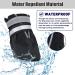 Dricar XXL Black Dog Shoes Set of 4 - Waterproof Anti-Slip Paw Protectors for Injured Paws - Reflective Straps - Small Medium Large Dogs - Buy Online on GoSupps.com