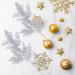 20Pcs Silver Christmas Tree Picks - Glitter Pine Branches for Holiday Crafts & Decor - Buy Online on GoSupps.com