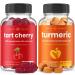 NutraChamps Tart Cherry Gummies and Turmeric Gummies 2 Pack Bundle