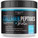 Intentionally Bare Collagen Peptides Biotin Hyaluronic Acid Vitamin C Zinc Keto Paleo - 10g Protein Zero Carbs - Grass-Fed Pasture Raised Dairy Free Unflavored - 40 Servings