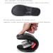 Men's Summer Comfy Outdoor Beach Slip-On Sandals for Bunion & Flat Feet Big Toe Bone Corrector Plantar Fasciitis Support Travel-Friendly Dark Gray - Shop Now - Buy Online on GoSupps.com
