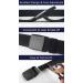 LionVII Mens Nylon Casual Belt with Plastic Buckle - Adjustable Fit 27-46 Waist Gray - Buy Online on GoSupps.com