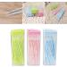Kemelo 50pcs Double Head Dental Brush Tooth Stick Floss Pick Toothpicks International Shipping Available - Buy Online on GoSupps.com