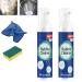 Cohbskj Luftune Bubble Cleaner Bubble Cleaner Foam Spray Luftune All Purpose Rinse Cleaning Spray Powerful Stain Removing Foam Cleaner (100ml-2PCS)
