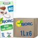 BJORG - Boisson Coco Sans Sucres - Boisson V g tale Bio - Pauvre En mati res grasses - 1 L x 6 Sans Sucres x6