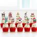 Cat Themed Christmas Cupcake Toppers Santa Cat Cupcake Toppers Kitten Christmas Birthday Cake Picks Christmas Baby Shower Decor Merry Christmas Party Supplies Cat Christmas Decorations 24 Pcs - Buy Online on GoSupps.com