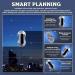 CHHMAELOVE Robotic Window Cleaner Upgrade 4-Way Dual Water Spray Intelligent Path Planning Remote Control & 5 Pairs Of Replacement Cloths Glass Cleaning Robotic - Buy Online on GoSupps.com