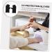 POPETPOP 1 Pair nail protection gloves UV gloves guantes para el sol de mujer UV manicure gloves protective gloves gloves Salon Nail Art Tools protective gear Fingerless Miss Nylon - Buy Online on GoSupps.com