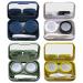 Contact lens container xiuyer 4 pieces contact lens contain contact lenses case contact lenses accessories accessories portable contact lenses container contact lenses travel set for at home travel