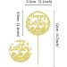 Ercadio 24 Pack Happy Easter Cupcake Toppers Gold Glitter Happy Easter Bunny Eggs Cupcake Picks Easter Rabbit Cupcake Toppers for Easter Day Theme Baby Shower Birthday Party Decor Supplies Pattern 8 - Buy Online on GoSupps.com
