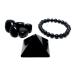 Pachamama Essentials Shungite Set Comprehensive EMF Protection Gift Set | Shungite Stone Kit Contains Pyramid 2" 8mm Bead Bracelet and 5 Tumbled Stones