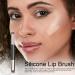 Veeteah Lipstick Applicator - Reusable Lip Gloss Applicator - Multi-purpose Lipstick Gloss Makeup Brush Tool Soft Double-Head Lip Oil Brush with Lid for Women and Girls Black - Buy Online on GoSupps.com
