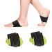 (2 Pair) Arch Support Brace Compression Cushioned Support Sleeves, Plantar Fasciitis Foot Pain Relief for Fallen Arches, Flat Feet, Heel Fatigue, Achy Feet Problems, for Men & Women - Universal Size 2- 2 Pair