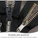 BCZR Pack of 24 ZIP Pulls & Zipper Sliders Replacement Zipper Sliders for Jackets Coats & Luggage (Black/Brown) - International Shipping Available - Buy Online on GoSupps.com