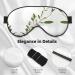 White Wild Green Twig Print Unisex Sleeping Eye Mask | Soft Light-Blocking Comfort for Better Sleep - Buy Online on GoSupps.com