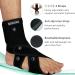 AFO Foot Drop Brace for Walking & Sleeping - Ankle Support for Plantar Fasciitis Stroke Recovery & More - Right Black - Buy Online on GoSupps.com