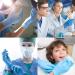 Disposable Vinyl Exam Gloves 100Pcs XL - Powder Free, Latex Free, Non-Sterile - Blue - X-Large Size | For Cleaning, Food Service, All Purposes | Pack of 100 - Buy Online on GoSupps.com