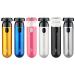 Mini Electric Razor for Men Portable Pocket Mens Electric Shaver Compact Beard Trimmer with Clean Brush USB Rechargeable Waterproof Wet&Dry Rotary Shaver for Home Travel (Pink)