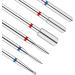 Sibba 6 PCS Diamond Russian Manicure Drill Bits Set for Nail, Wood, Glass, Plastic, Ceramic - Professional Cuticle Drill Bit Set for Manicure - Buy Online on GoSupps.com
