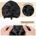 Arqumi Large Silk Hair Wrap | Double-layer Satin Bonnet for Sleeping | Adjustable Sleep Cap for Women | Black B (1PCS) - Buy Online on GoSupps.com