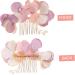 DOITOOL Bridal Headwear Wedding Bridal Hair Comb Wedding Hair Accessories Bridal Headpiece Floral Tiara Bridal Hair Accessories Fabric Pink Bride Wedding Flowers The Flowers - Buy Online on GoSupps.com