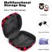 GIAPB Period Bag Sanitary Napkin Storage & Travel Makeup Pouch - Red Squares Black Plaid | Color3329 - Buy Online on GoSupps.com