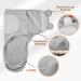 Juicy Bumbles 100% Cotton Swaddle Blanket Set for Newborn Baby Boy and Girl - Stars and Clouds Design - 3 Pack - Baby Essentials 0-3 Months - Buy Online on GoSupps.com