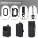 Hejo 3 Set Molle Pouch - Tactical Pocket Belt for Outdoor Camping & Bike Tours - Black - Buy Online on GoSupps.com