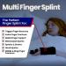 Trigger Finger Splint Brace for Two or Three Fingers - Support for Broken Fingers, Contractures, Arthritis, Tendonitis, Mallet Fingers, Metacarpal Fractures - Right Hand, Small/Medium Size - Buy Online on GoSupps.com