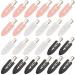 Messen 24 Pieces No Bend Hair Clips No Crease Hair Clip for Women Girls Makeup Hairstyling Seamless Side Bangs Fix Fringe Curl Pin Barrette for Washing Face Salon Hairstyle Hairdressing Bangs Waves Accessories(Black,White,…