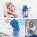 DAWDIX 2L Heat Bottle with Soft Fleece Cover - Cozy Hot Water Bottle for Bed | Ideal Gift for Mothers & Fathers - Blue - Buy Online on GoSupps.com