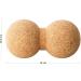 Duoball Cork Peanut Massage Ball | Double Ball for Spine & Fascia Relief | Trigger Point Pain Treatment | Eco-Friendly 100% Cork from Portugal - Buy Online on GoSupps.com