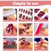 DANNEASY Glitter Nail Polish Stickers - 24 Sheets Self-Adhesive Full Nail Wraps for Women | Gel Nail Strips Manicure Kit with File & Cuticle Stick - Buy Online on GoSupps.com