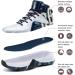 ASHION Kids Basketball Shoes - Youth Sneakers for Girls | Sports & Running Shoes in Blue & White (EU Size 41) - Buy Online on GoSupps.com