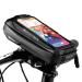 Epessa Bike Bag Strong Waterproof Front Bike Frame Bag Bike Accessories for Adult Bikes Mountain Bike Phone Holder Below 6.7'' EX3