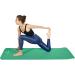 ProsourceFit Extra Thick Non-Slip Yoga Pilates Mat - 71 x 24 Green - Padded Workout Mat for Men and Women - Buy Online on GoSupps.com