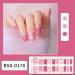 Gel Nail Strips Nail Polish Stickers - Semi-Cured Nail Wraps for Gel Polish - Gel Nail Strips Long Lasting Shiny Nail Strips Easy to Apply and Remove 0178 - Buy Online on GoSupps.com